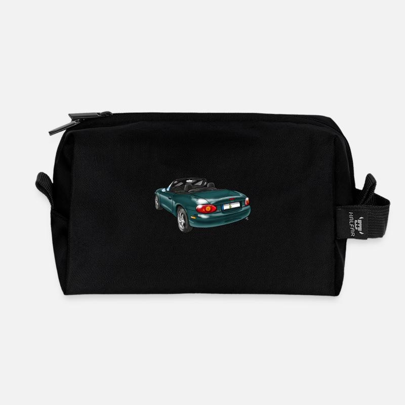 Roadster - Recycelte Kulturtasche - Schwarz