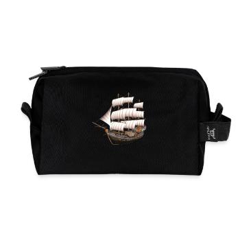 Envoyer - Trousse de toilette en tissu recyclé - noir - Devant