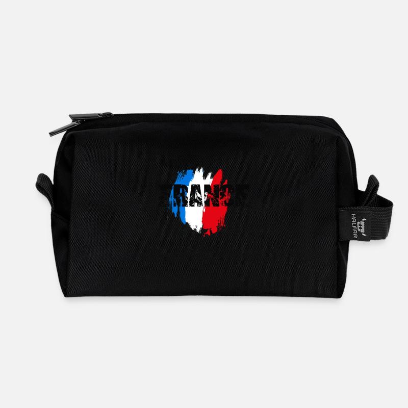 france_noire - Recycelte Kulturtasche - Schwarz