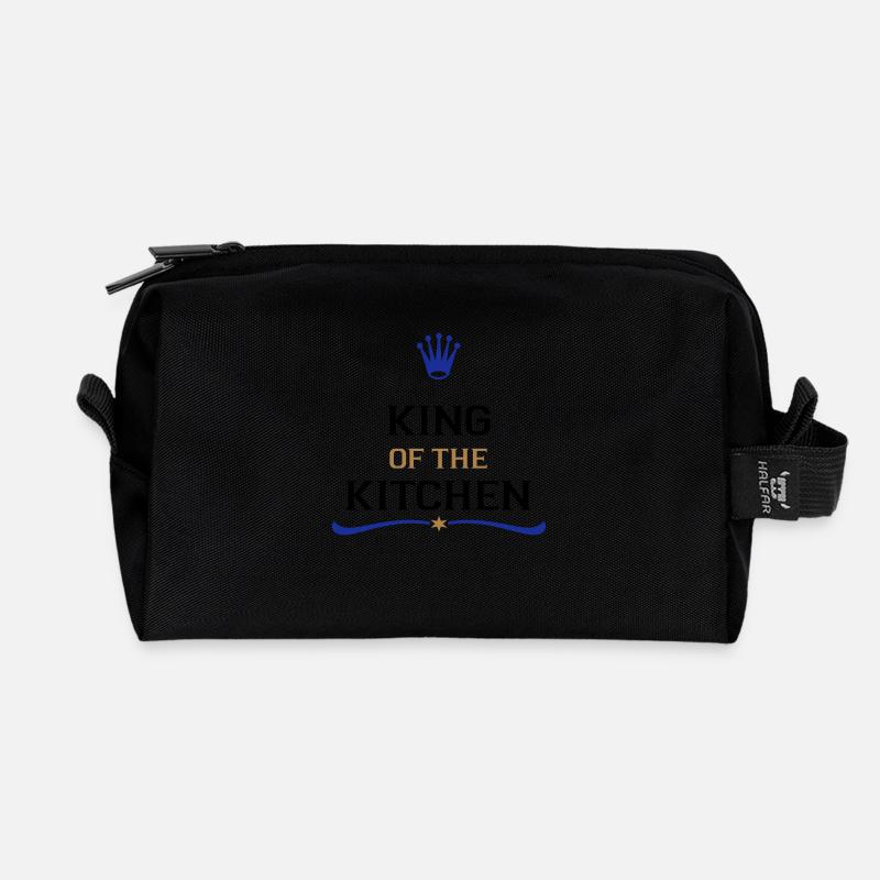 cuire à feu - Trousse de toilette en tissu recyclé - noir