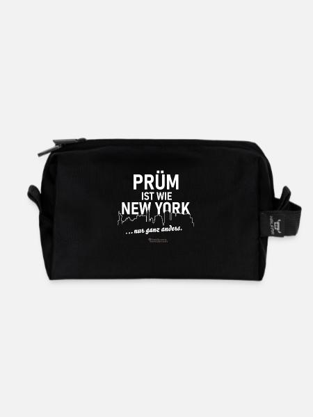 Prüm - Recycelte Kulturtasche - Schwarz