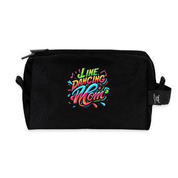 Mama tanzt Line Dance Line Dancing Mom - Recycled Toiletry Zip Bag - black - Front