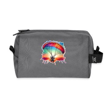 Moteur Paramoteur - Trousse de toilette en tissu recyclé - anthracite - Devant