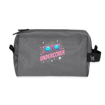 Déguisement Undercover - Sunglasses Fun - Trousse de toilette en tissu recyclé - anthracite - Devant