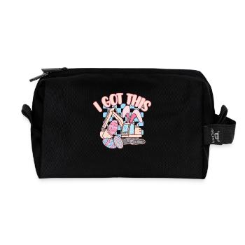 Ostern - Recycelte Kulturtasche - Schwarz - Vorne