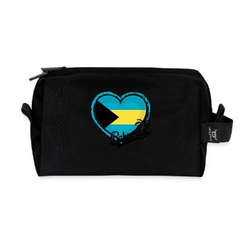 Bahamas - Recycled Toiletry Zip Bag - black - Front
