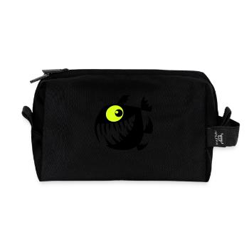 Merry Perry - Recycled Toiletry Zip Bag - black - Front