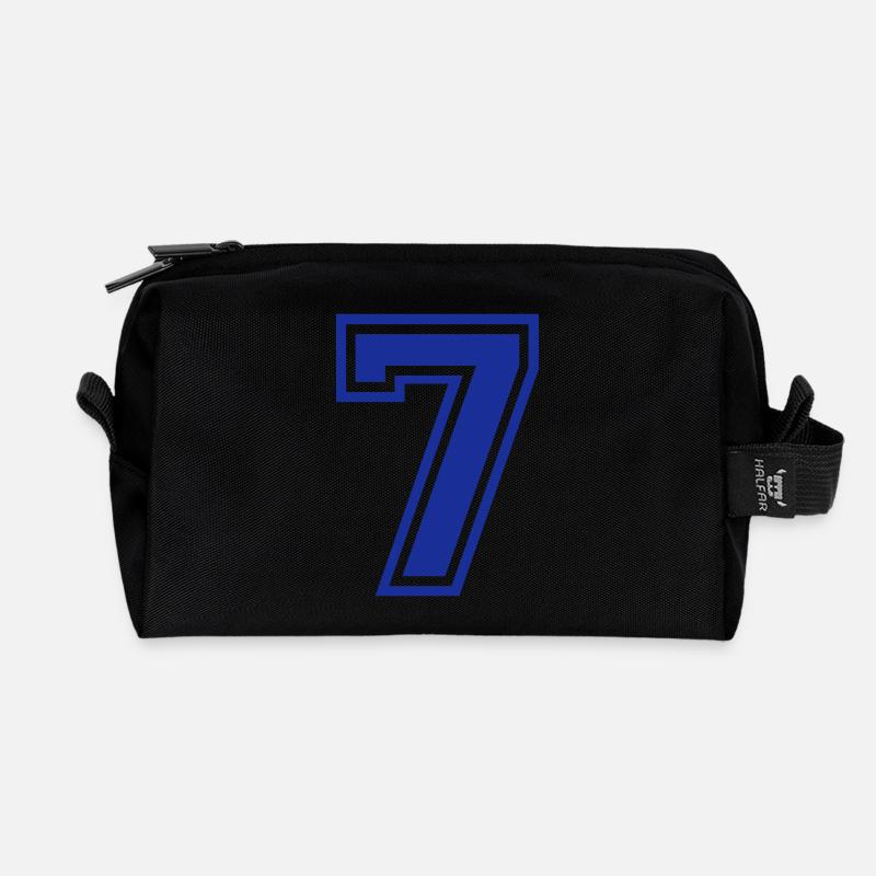 7 - Recycelte Kulturtasche - Schwarz