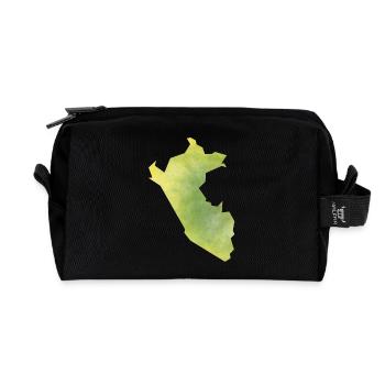 Peru - Recycelte Kulturtasche - Schwarz - Vorne