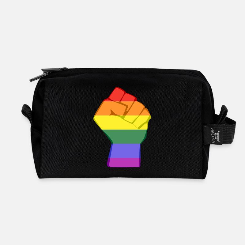 LGBT Faust - Trousse de toilette en tissu recyclé - noir