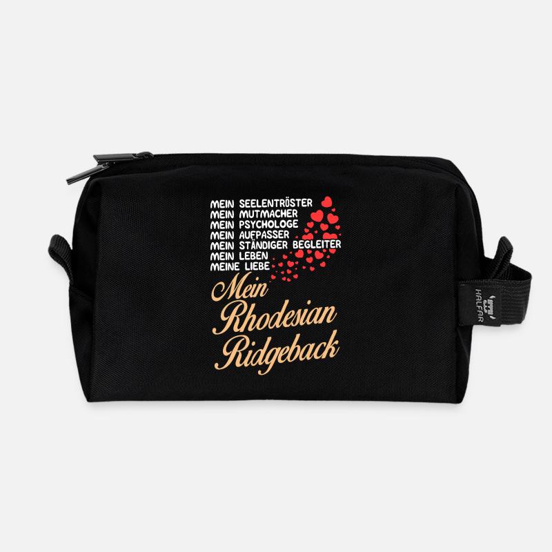 Rhodesian-Ridgeback- Mein - Recycelte Kulturtasche - Schwarz
