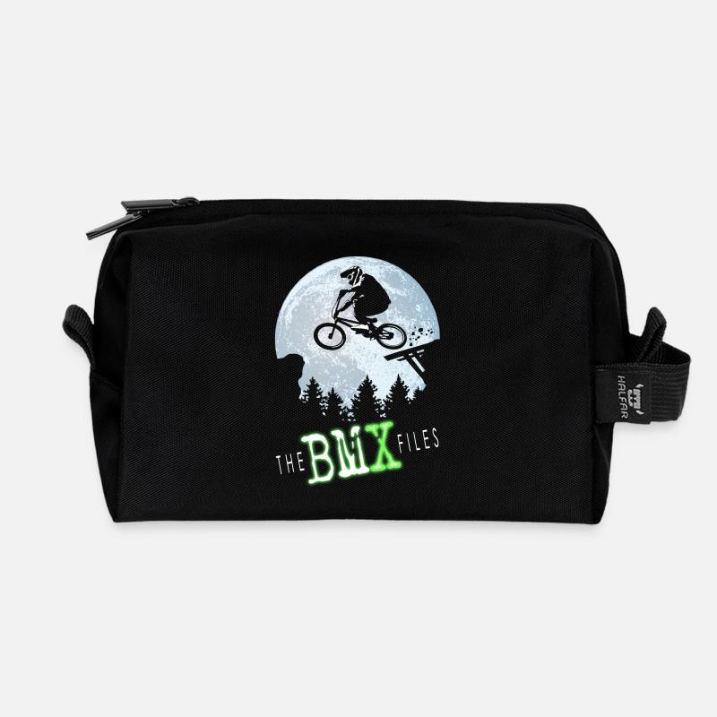 BMX-Dateien - Recycelte Kulturtasche - Schwarz