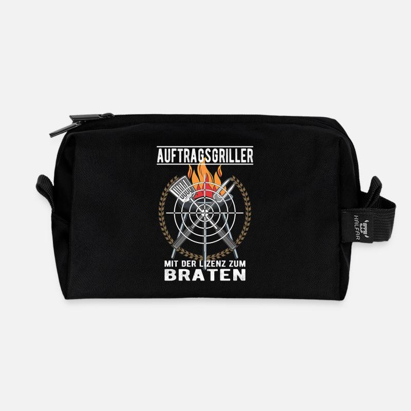 Auftragsgriller - Recycelte Kulturtasche - Schwarz