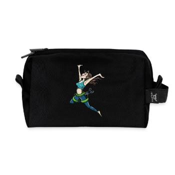 Ascension réussie - Trousse de toilette en tissu recyclé - noir - Devant