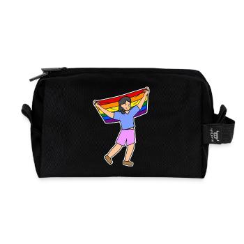 Parade Rechte Homosexueller Regenbogenfahne Lgbt - Recycelte Kulturtasche - Schwarz - Vorne
