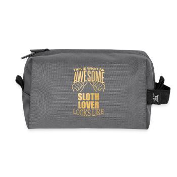 paresse - Trousse de toilette en tissu recyclé - anthracite - Devant