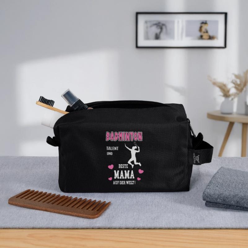 Badminton Beste Mama Mutter Muttertag Geburtstag Recycelte Kulturtasche
