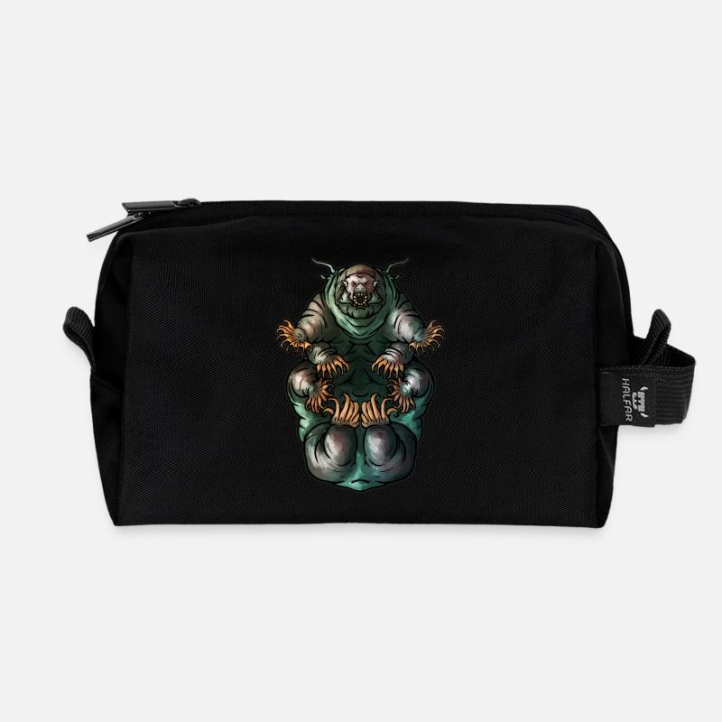 Tardigrade - Recycelte Kulturtasche - Schwarz