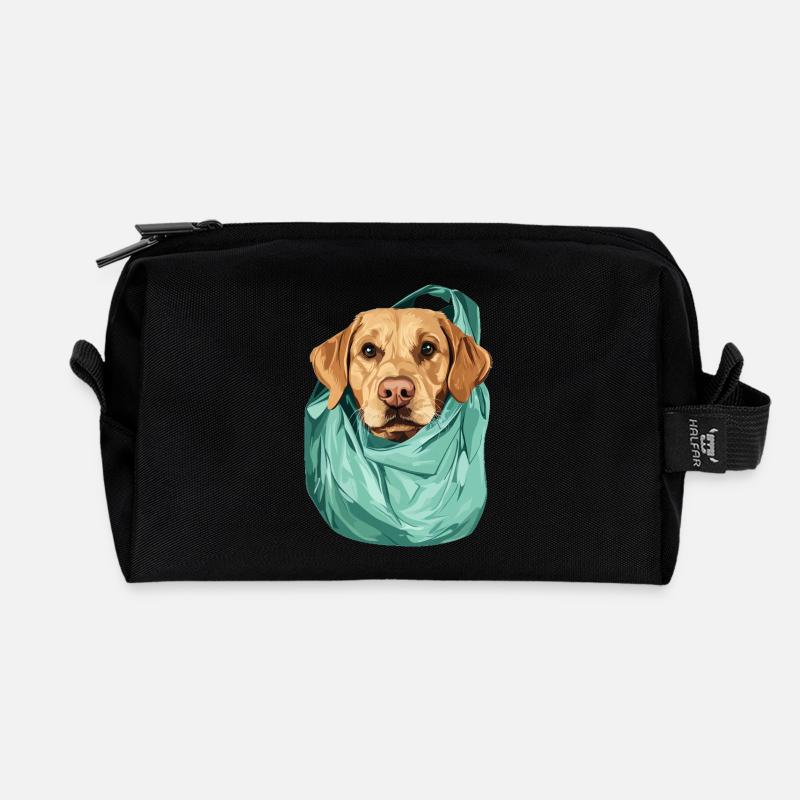 Labrabag - Recycled Toiletry Zip Bag - black