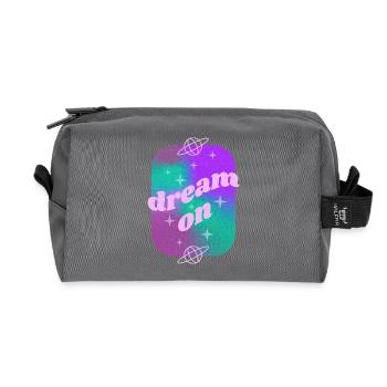 Dream On Cosmic Gradient - Recycelte Kulturtasche - Anthrazit - Vorne