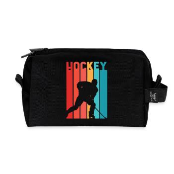 Hockey 2 Tshirts PR t shirt - Recycelte Kulturtasche - Schwarz - Vorne