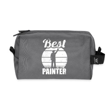 Bester Maler und Lackierer - Recycelte Kulturtasche - Anthrazit - Vorne