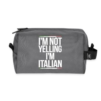 Mutiges italienisches Pride-T-Shirt mit Grafik - Recycelte Kulturtasche - Anthrazit - Vorne