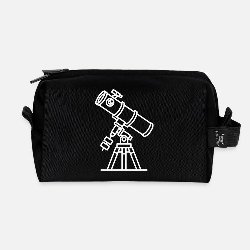 Telescope - Recycled Toiletry Zip Bag - black