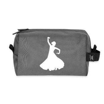 Tanzen - Recycelte Kulturtasche - Anthrazit - Vorne