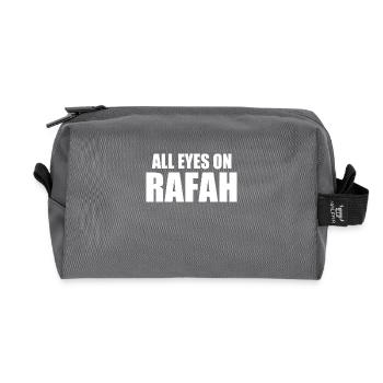 all eyes on rafah - Trousse de toilette en tissu recyclé - anthracite - Devant