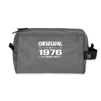 Né en 1976, Cadeau Anniversaire 1976 Original 1976 - Recycelte Kulturtasche - Anthrazit - Vorne