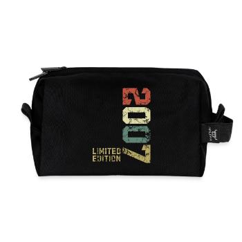 2007 Jahrgang geboren Limited Edition - Recycelte Kulturtasche - Schwarz - Vorne