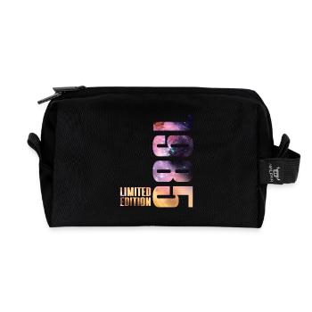 1985 Jahrgang geboren Limited Edition - Recycelte Kulturtasche - Schwarz - Vorne