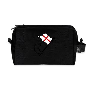 Union Jack - Trousse de toilette en tissu recyclé - noir - Devant