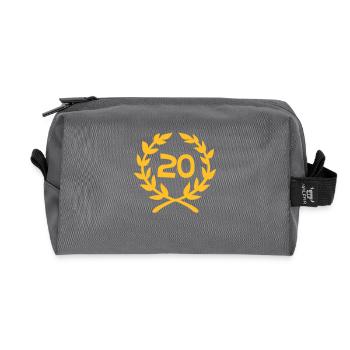 20 - Recycelte Kulturtasche - Anthrazit - Vorne