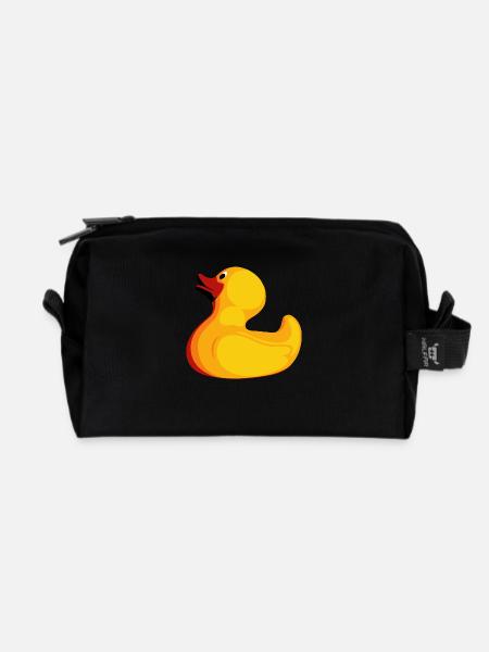 Quietscheente - Trousse de toilette en tissu recyclé - noir