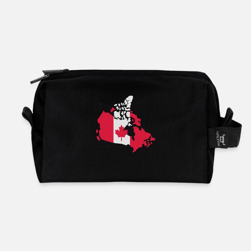 Kanada - Recycelte Kulturtasche - Schwarz