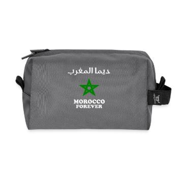 Maroc - Marokko - Morocco Forever - Recycelte Kulturtasche - Anthrazit - Vorne