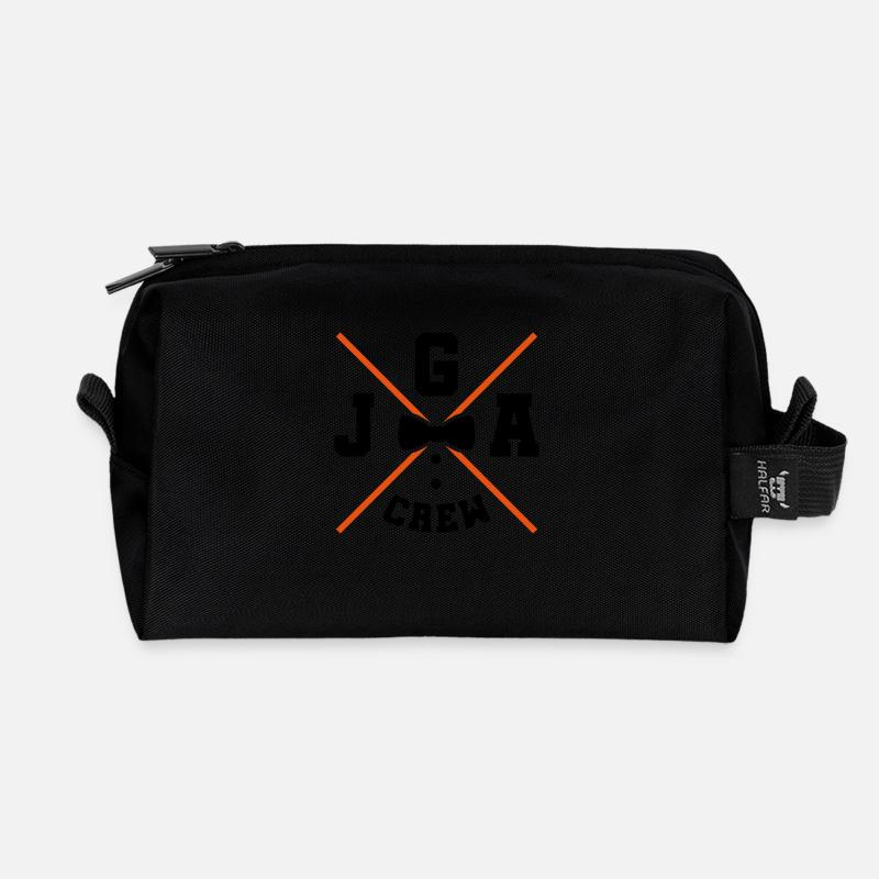 jga crew - Recycelte Kulturtasche - Schwarz