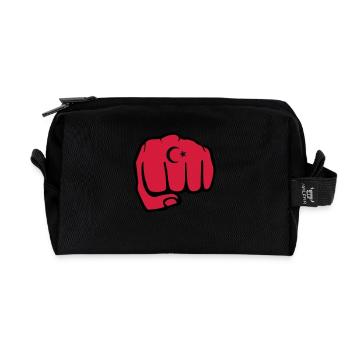 tuerkei_faust_2 - Recycelte Kulturtasche - Schwarz - Vorne
