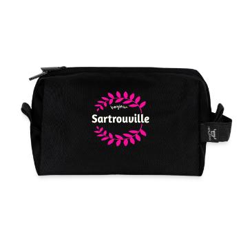 France - Recycled Toiletry Zip Bag - black - Front