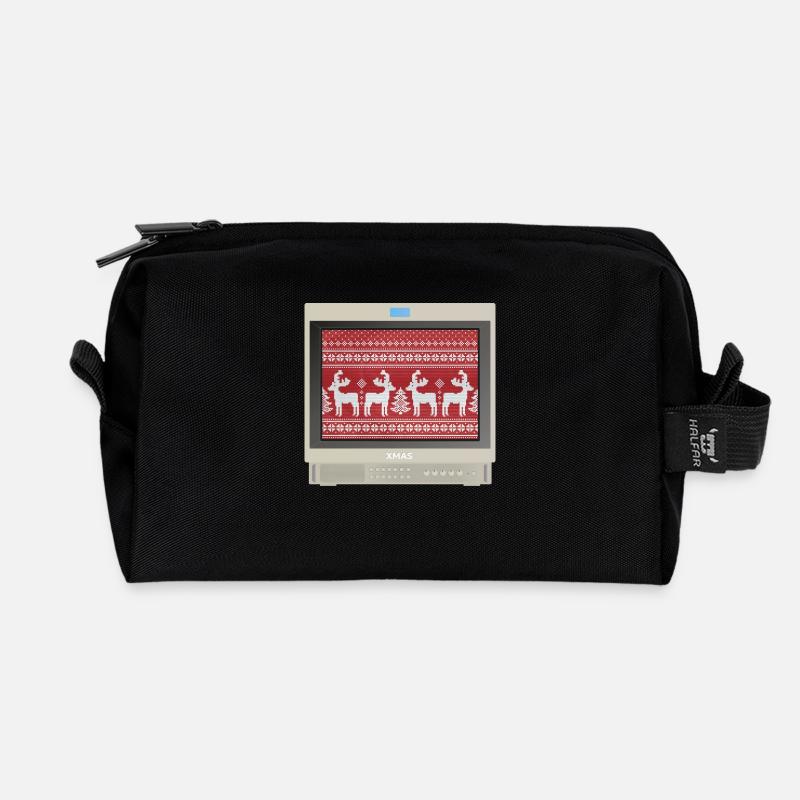 PVM-Liebhaber - XMAS - Recycelte Kulturtasche - Schwarz