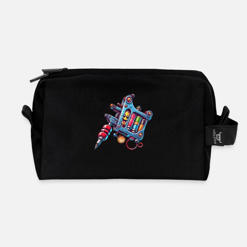 tattoo maschine - Recycelte Kulturtasche - Schwarz