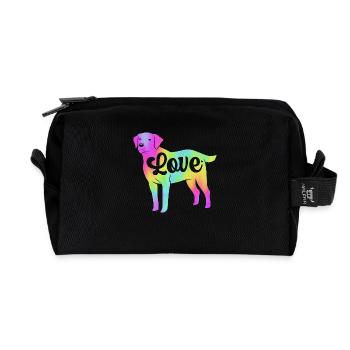 Retriever de la baie de Chesapeake - Trousse de toilette en tissu recyclé - noir - Devant