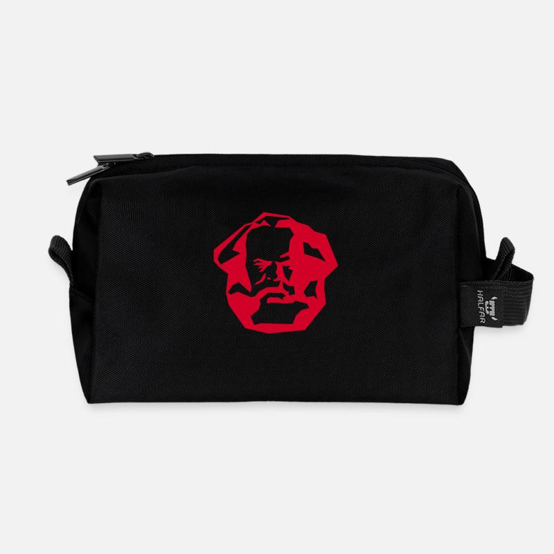 Karl Marx - Recycelte Kulturtasche - Schwarz