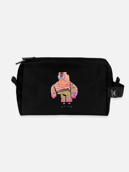 Voyou - Trousse de toilette en tissu recyclé - noir