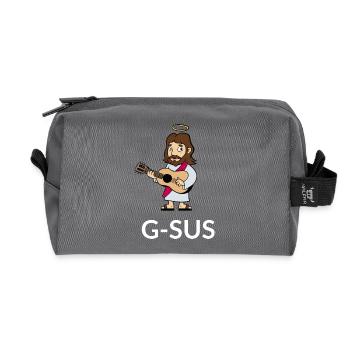 G-Sus (Jesus) - Recycelte Kulturtasche - Anthrazit - Vorne