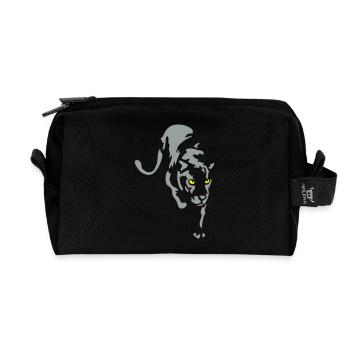 Panther - Recycled Toiletry Zip Bag - black - Front