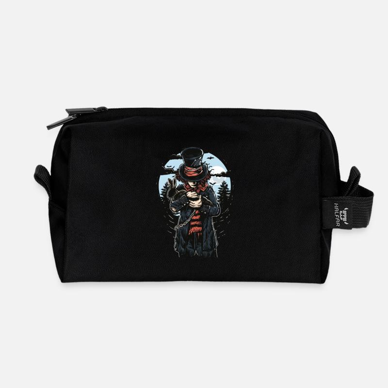 Hutmacher - Recycelte Kulturtasche - Schwarz