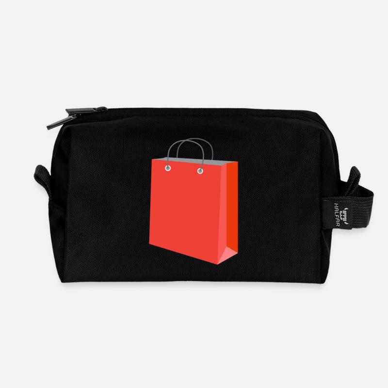 Tüte - Recycelte Kulturtasche - Schwarz